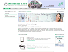 Tablet Screenshot of marschall-gmbh.de